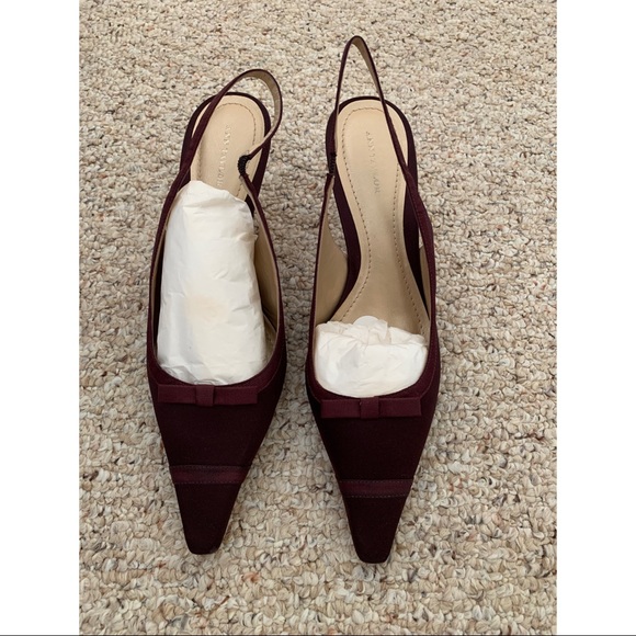 Ann Taylor Burgundy Pumps - Picture 1 of 2
